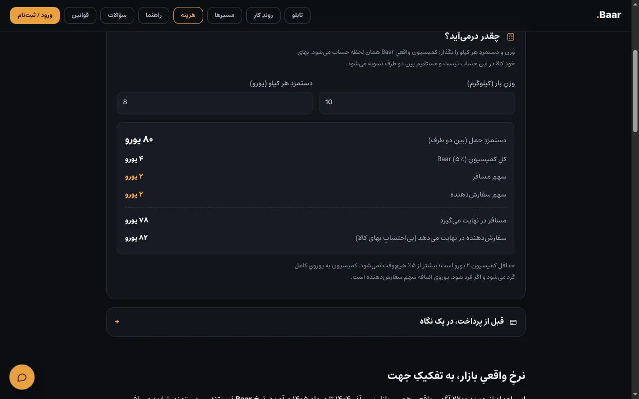 Baar — Student Cargo Board — Inside the project 2