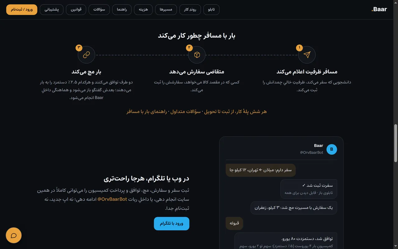 Baar — Student Cargo Board — Inside the project 3