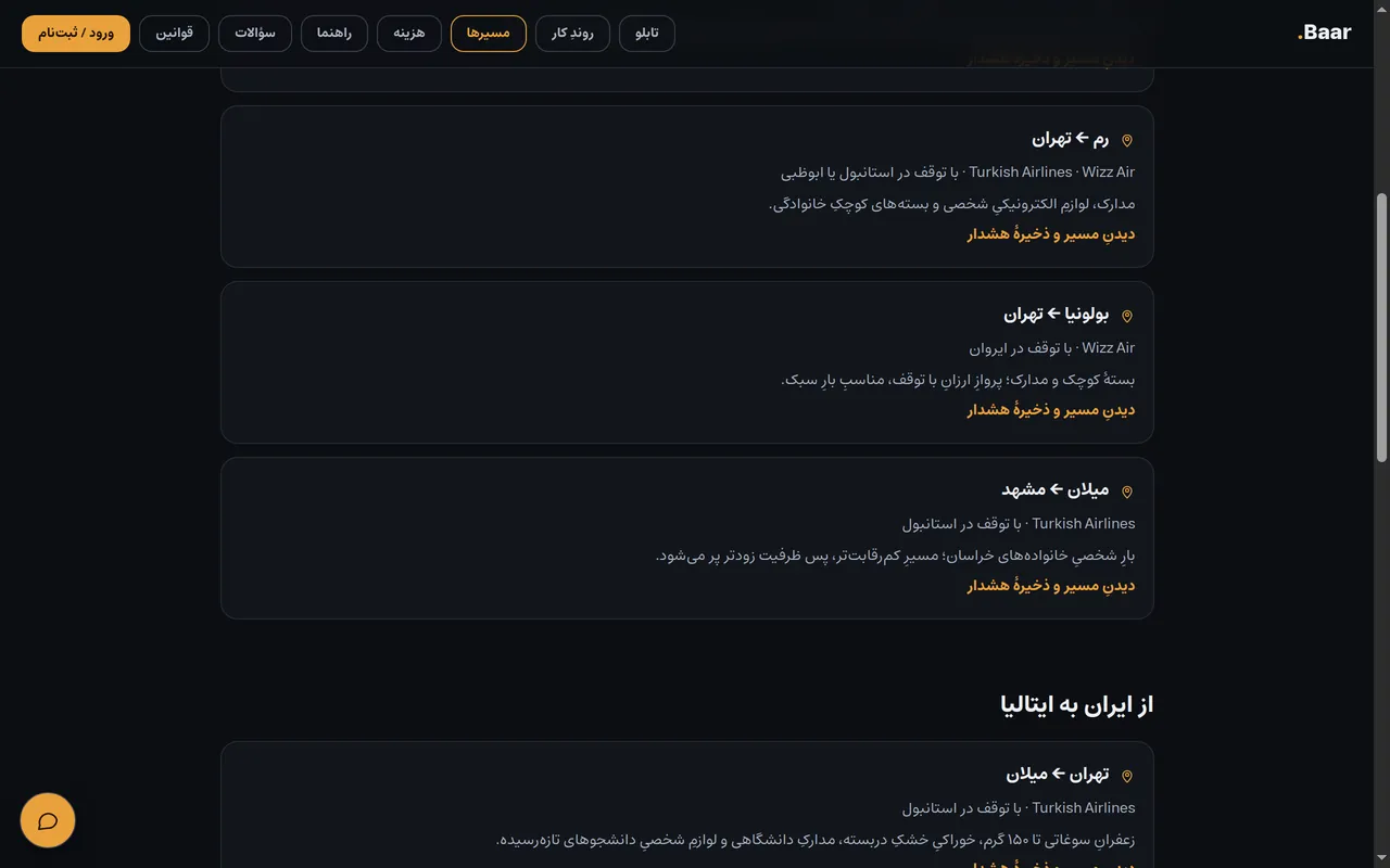 Baar — Student Cargo Board — Inside the project 4