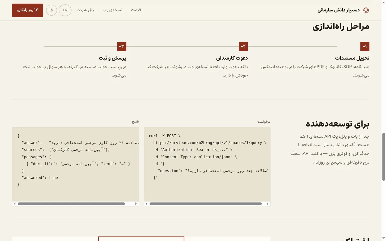 Internal Knowledge Assistant — Inside the project 2