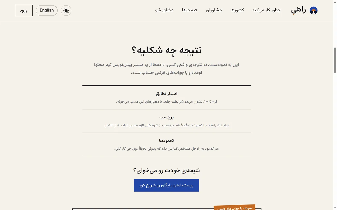 Rahi — Work and Study Migration Paths — Inside the project 1